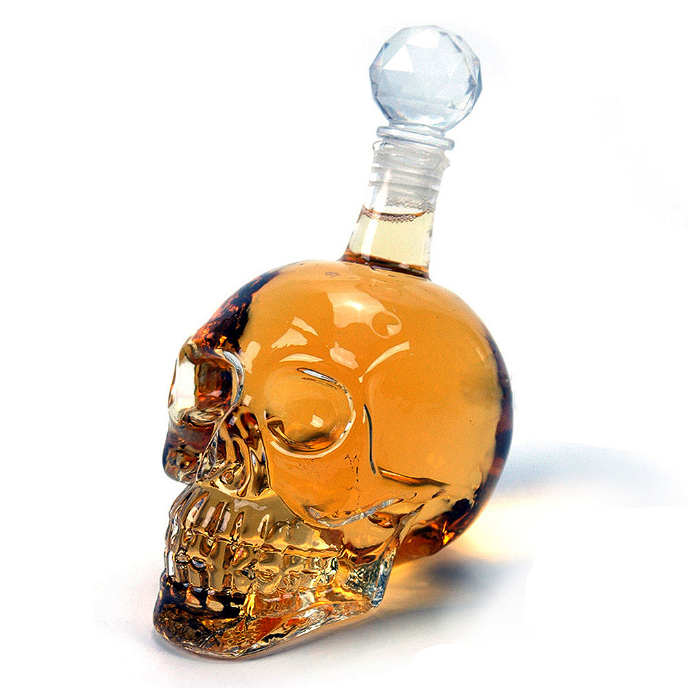 skull karaffer - karaff whisky
