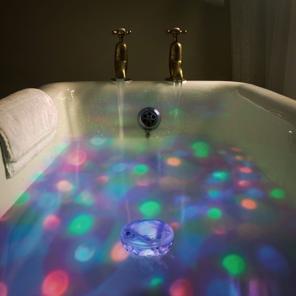 flytande LED badlampa