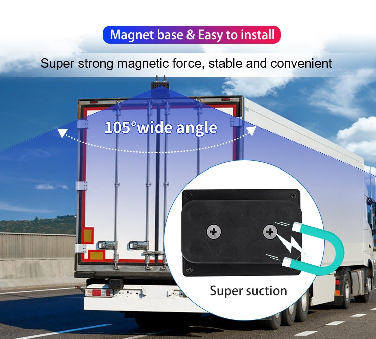 wifi kamera med magnet för personbil lastbil