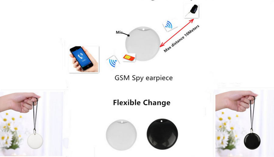 GSM spionhörlur GSM-slinga