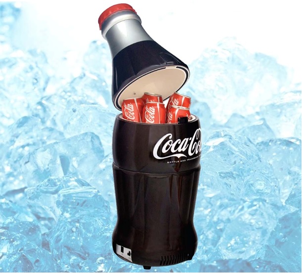 mini kylskåp coca cola flaska