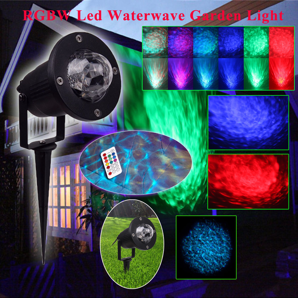 Utomhusprojektion - Wave projektor waterwave - IP68 skydd