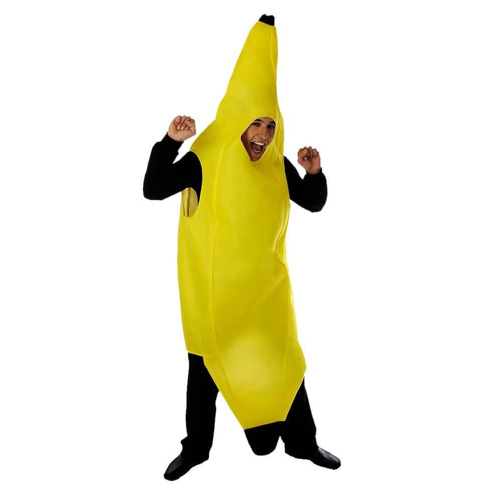 banandräkt karnevalsdräkt för vuxna