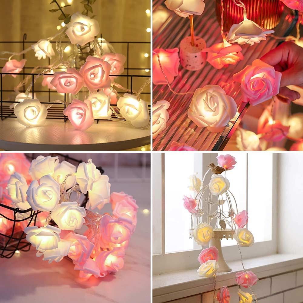 LED-rosor - glödande rosor som dekorativa lampor