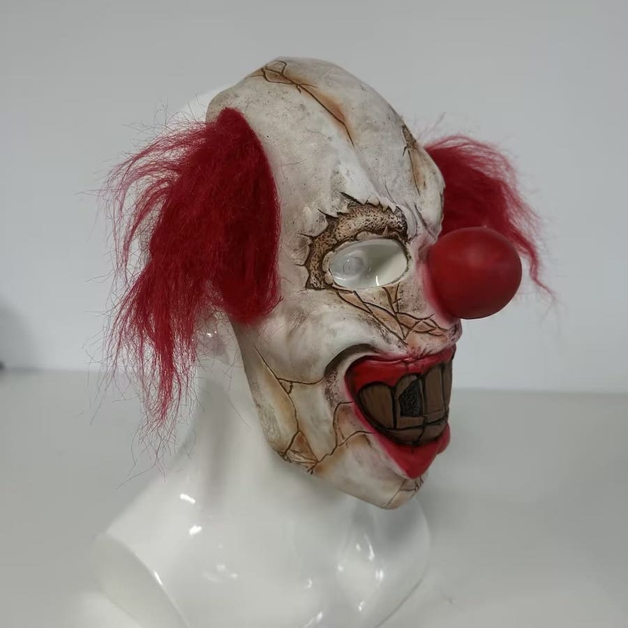Skrämmande gycklare (clown) - Pennywise ansiktsmask
