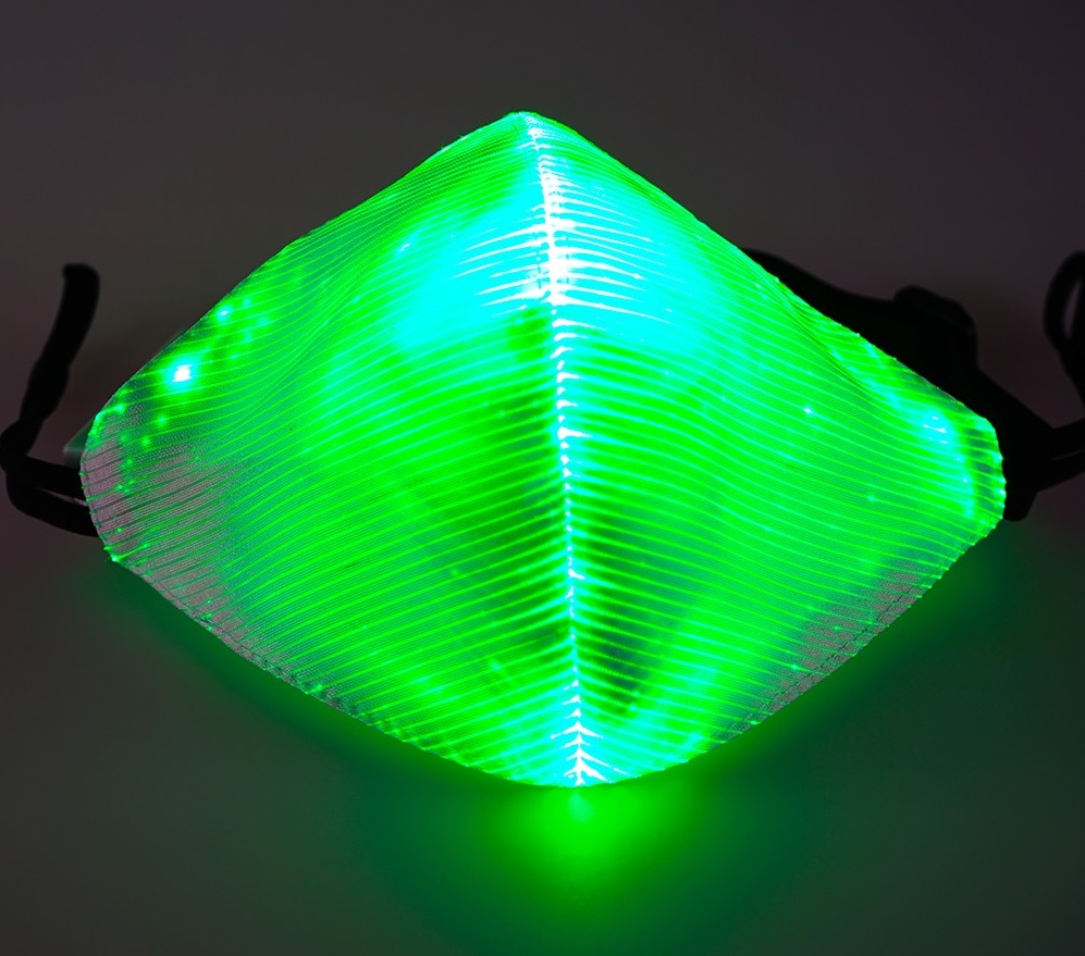 LED grön mask