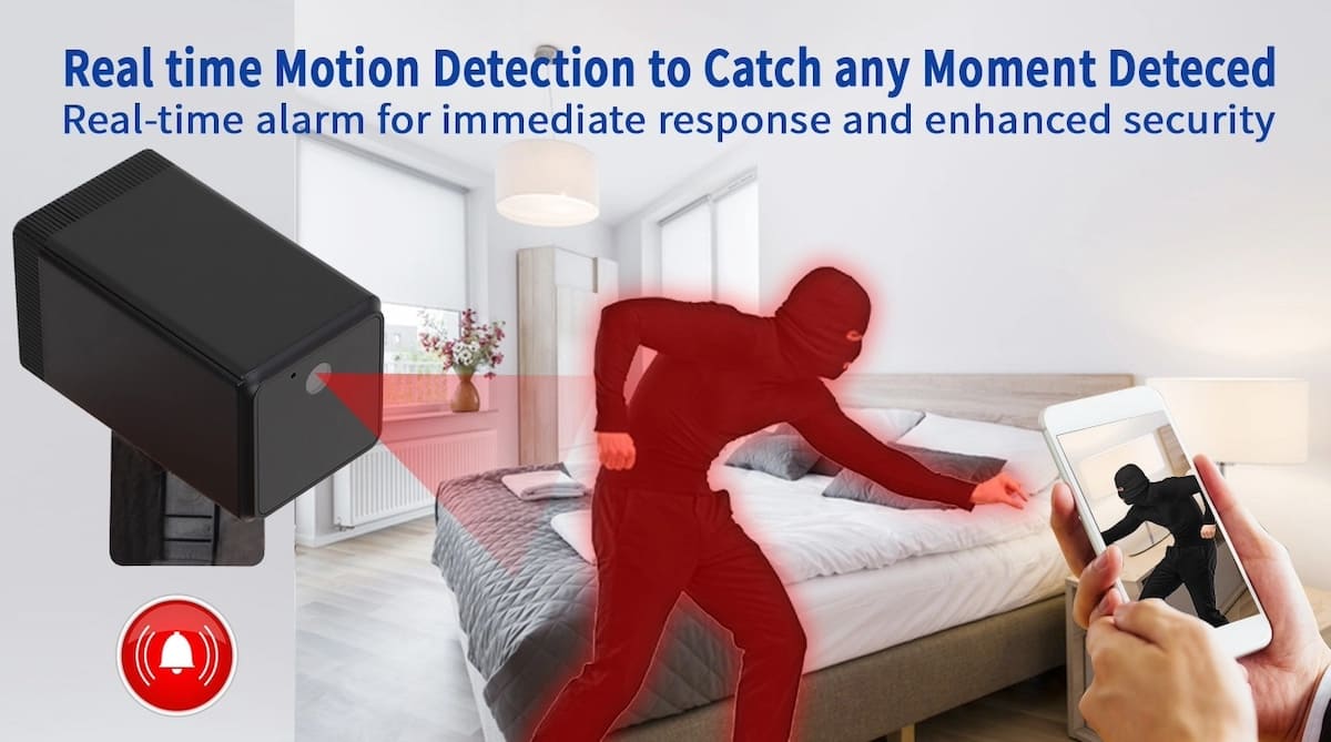 rörelsedetektering spionsäkerhetskamera för huslägenhet