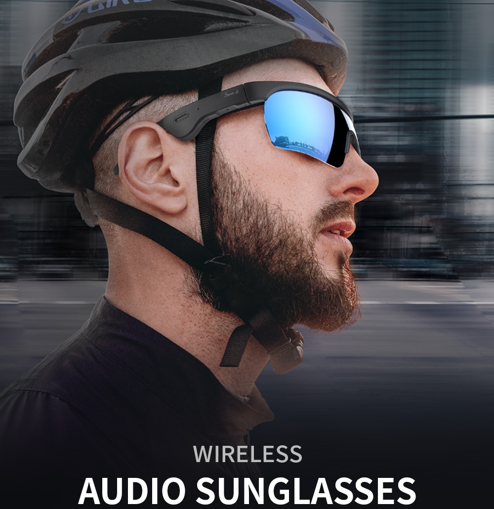 Smarta ljudsolglasögon sport bluetooth-glasögon för att lyssna på musik