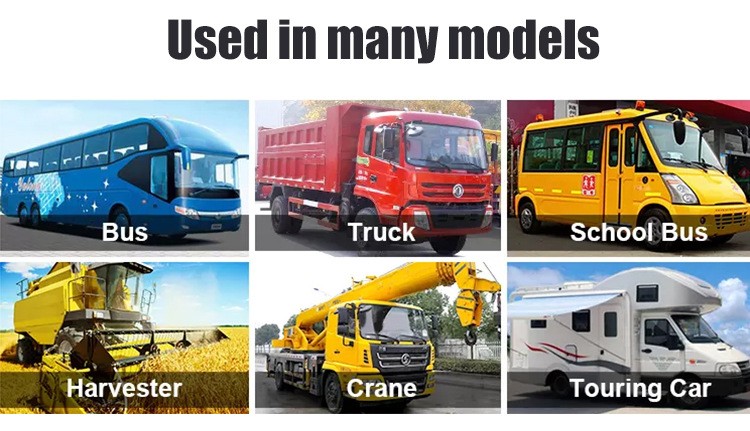 baksats för bilar, bussar, lastbilar och maskiner