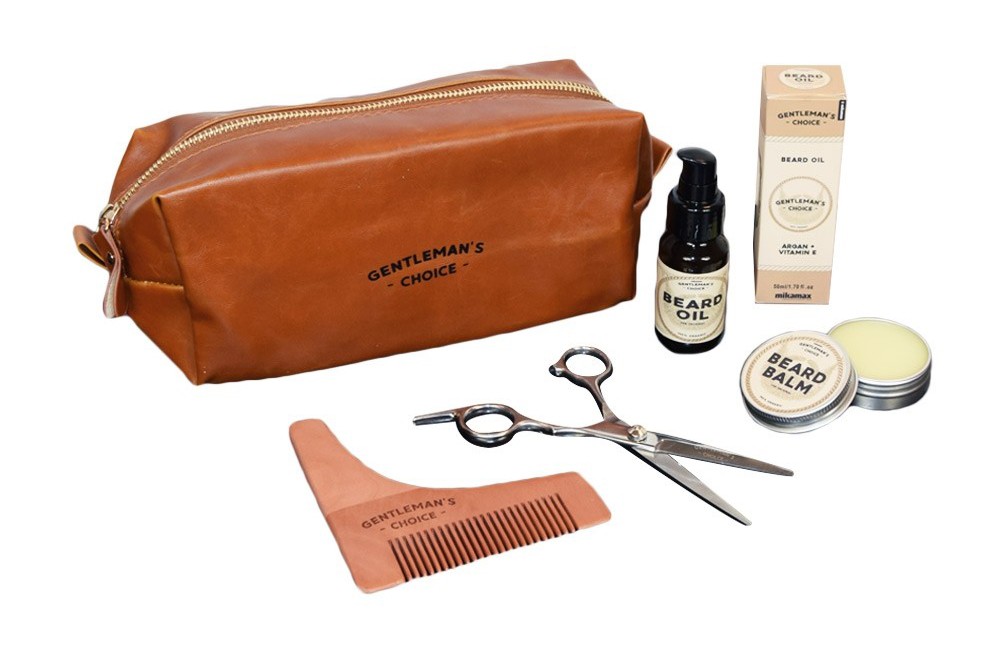 skäggset - Deluxe grooming kit för skäggvård