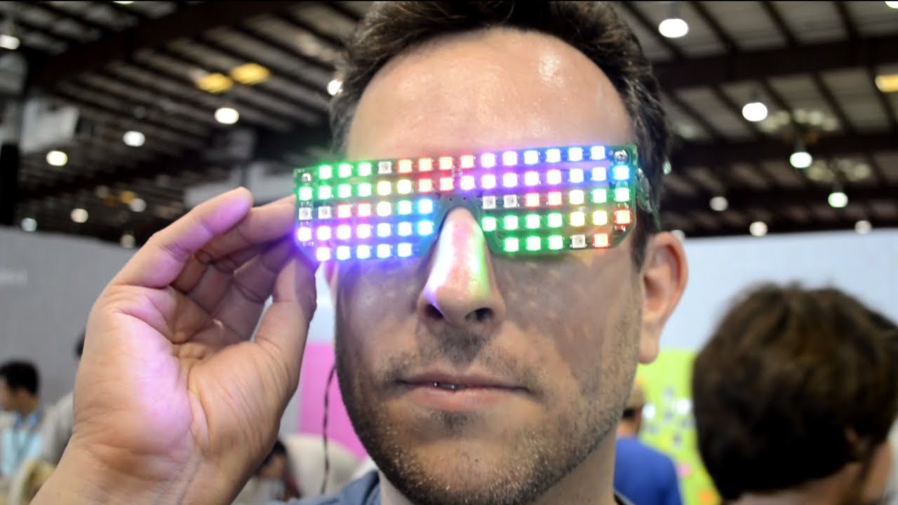 RGB LED-glasögon