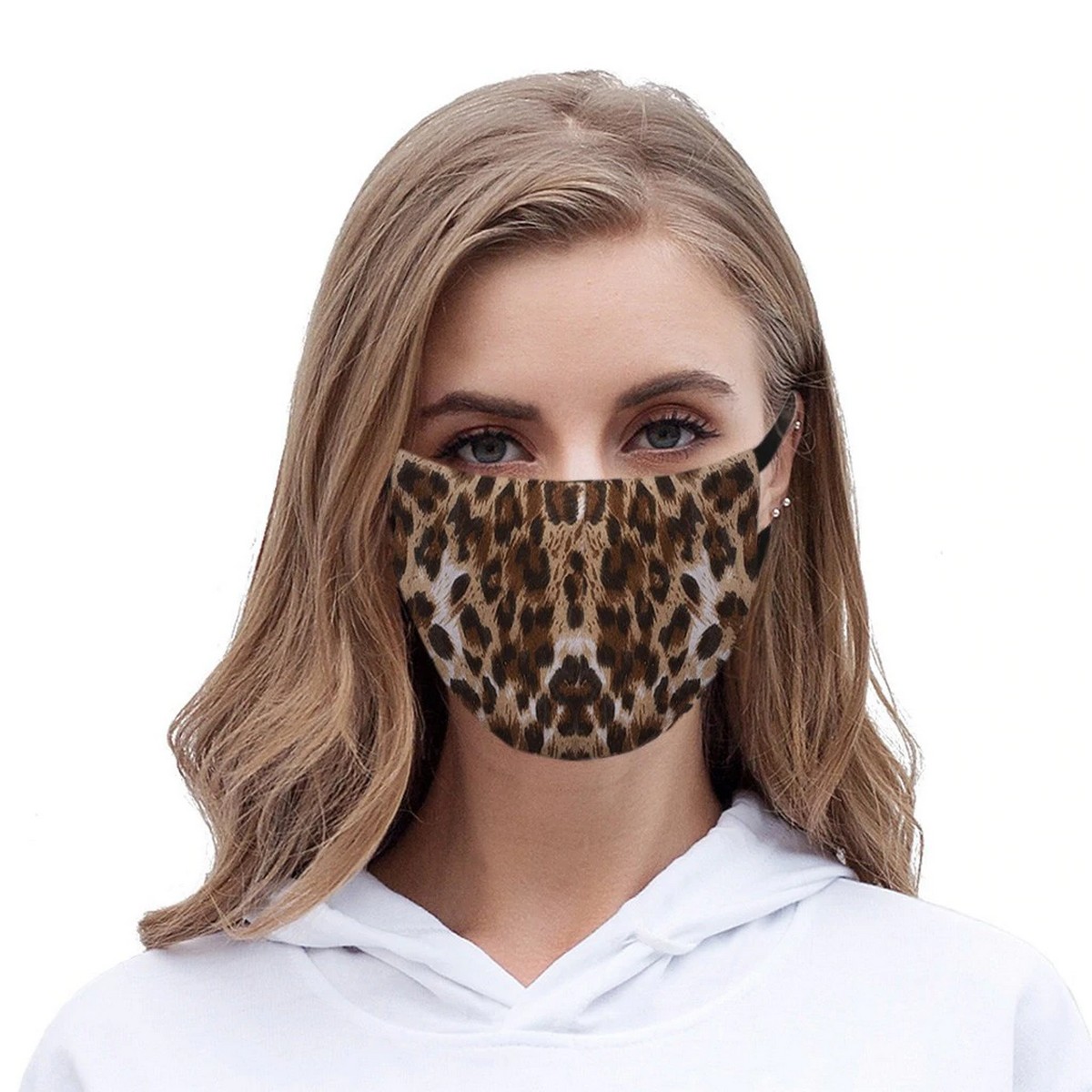 Leopard ansiktsmask