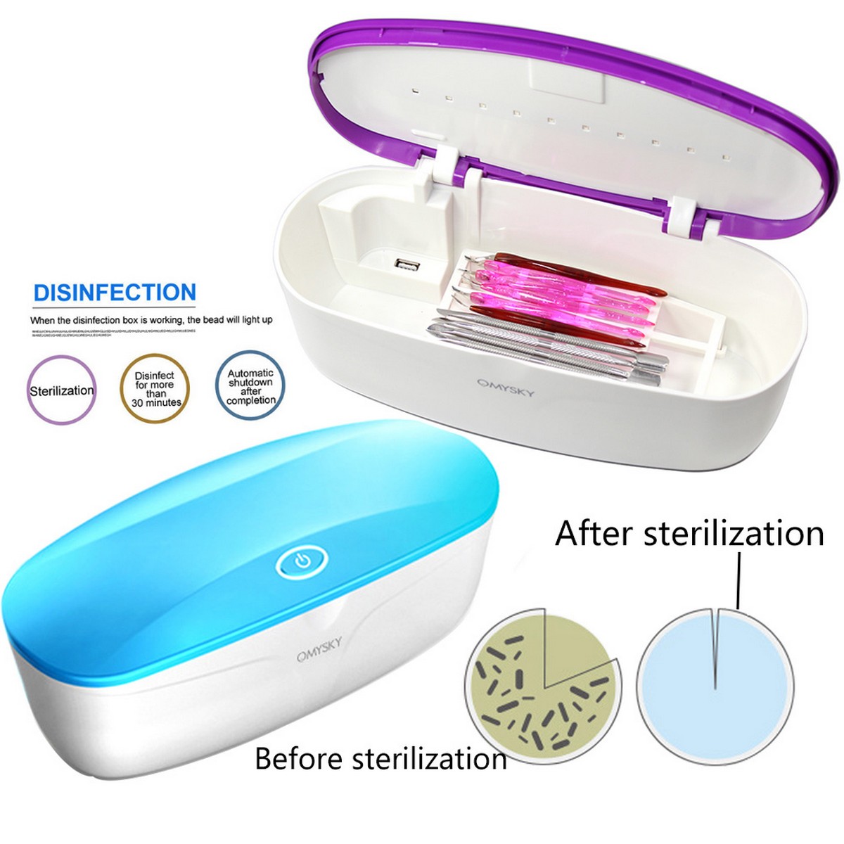 steriliseringslåda för desinfektion