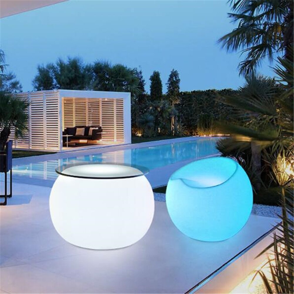 LED-bord på terrassen eller trädgården