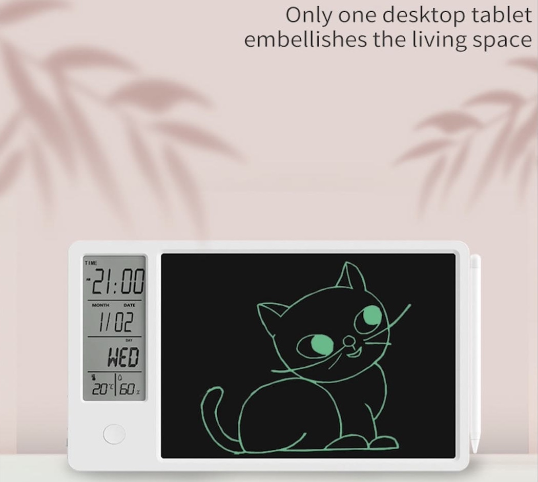 kalender Digital LCD med anteckningsbok smart för att skriva ritning