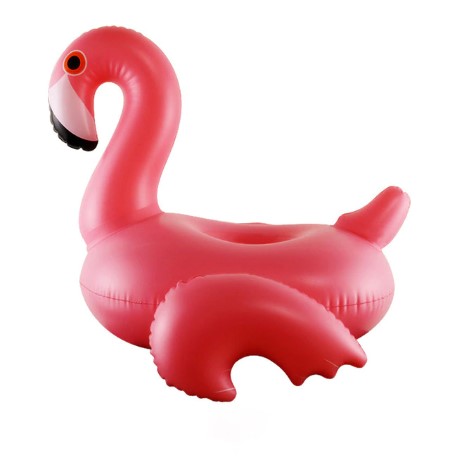 uppblåsbar flamingo för koppar som hållare