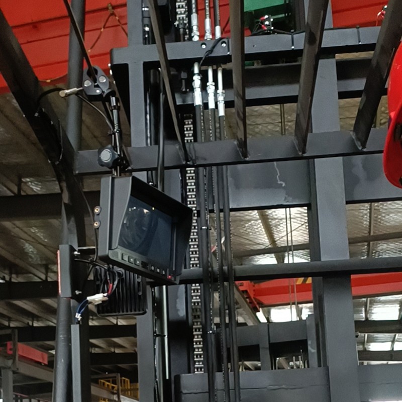 monitor med laserkamera höglyftstruck