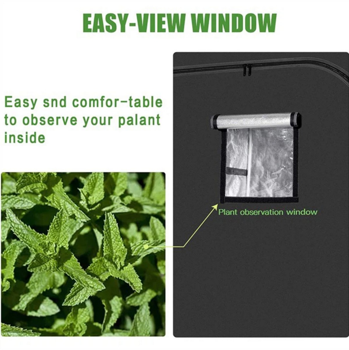 Grow Tent-kit (miniväxthus) för att odla växter inomhus