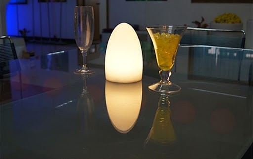 bordslampa - äggform