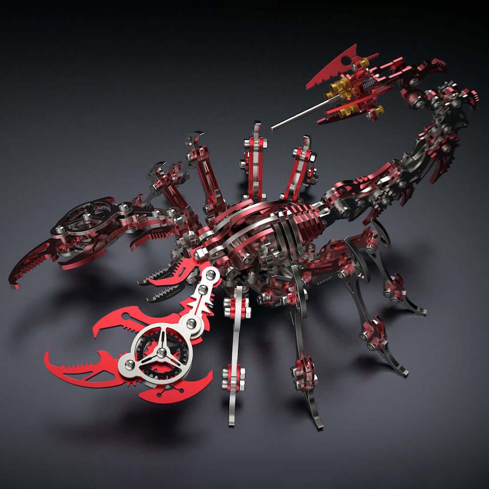 3D pussel scorpion 3D unikt pussel gjord av metall pussel