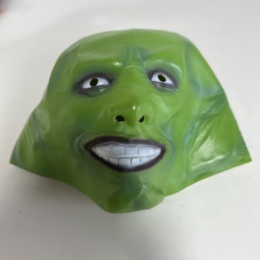 Jim Carrey masken - grön mask