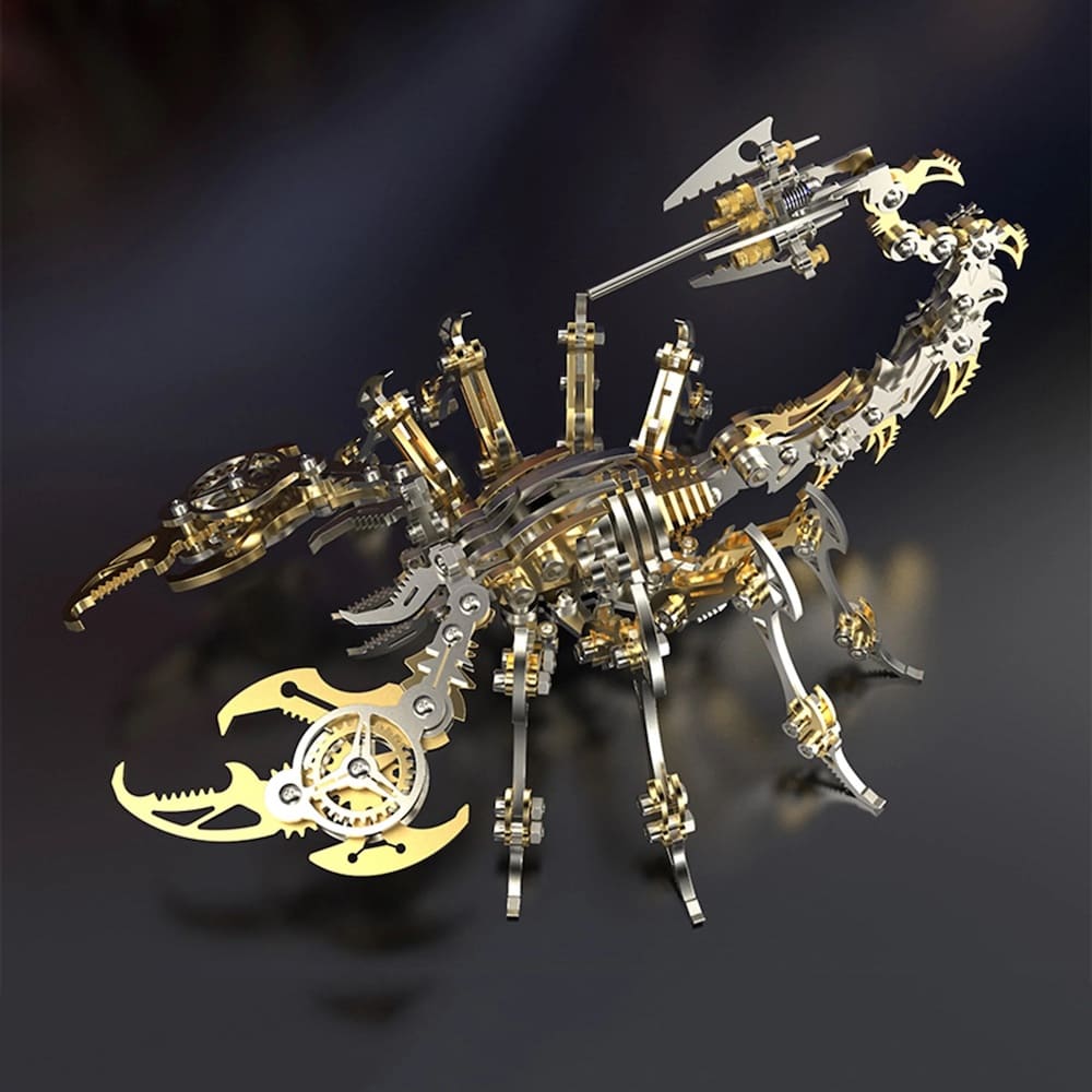 3D-pusselkopia av en skorpion