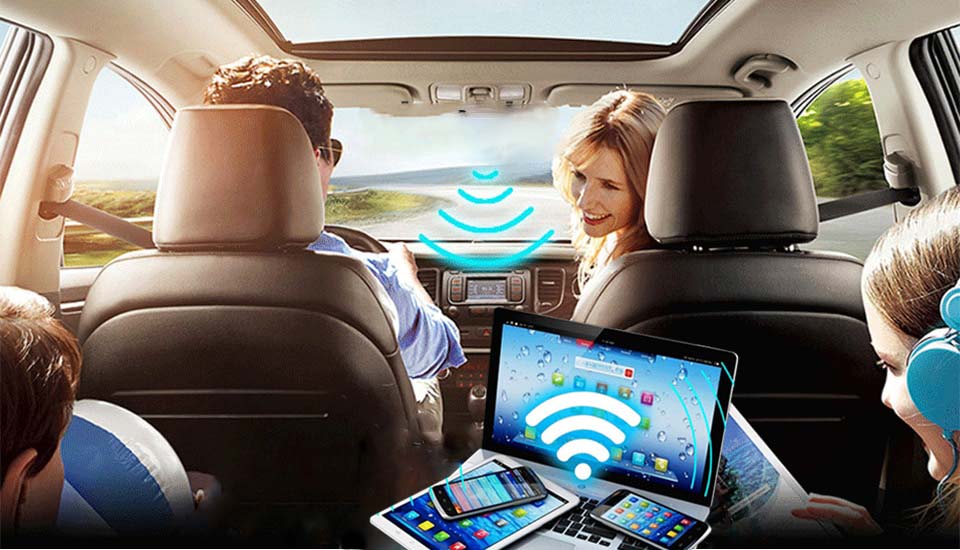 Wifi hotspot bilkamera i fordonsprofilen x7