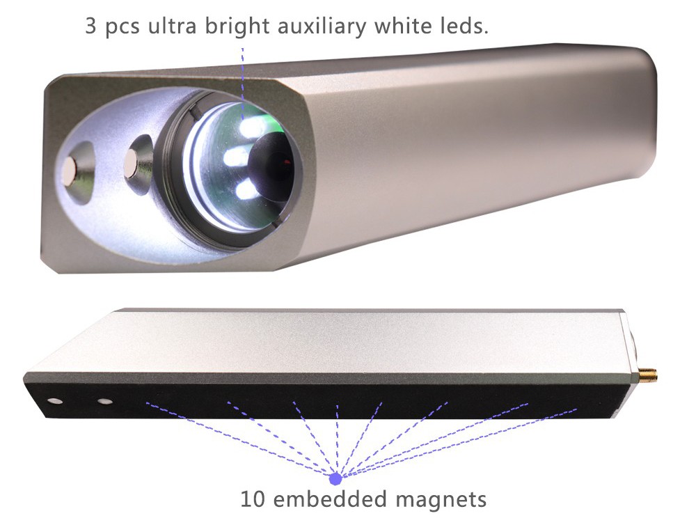 kamera för gaffeltruck - LED-ljus