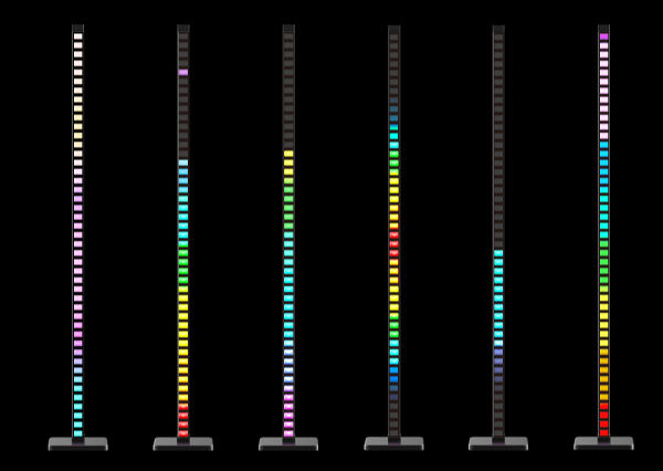 festljus LED bar equalizer