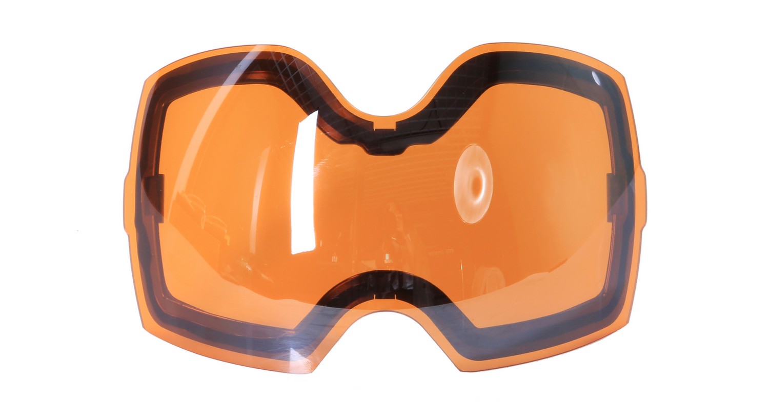 Orange ersättningsglas för skidglasögon