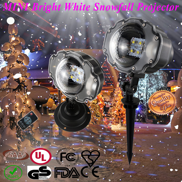 Snowflakes LED-projektor Exteriör och interiör projektion