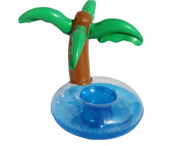 Poolhållare för koppar - ö med palm