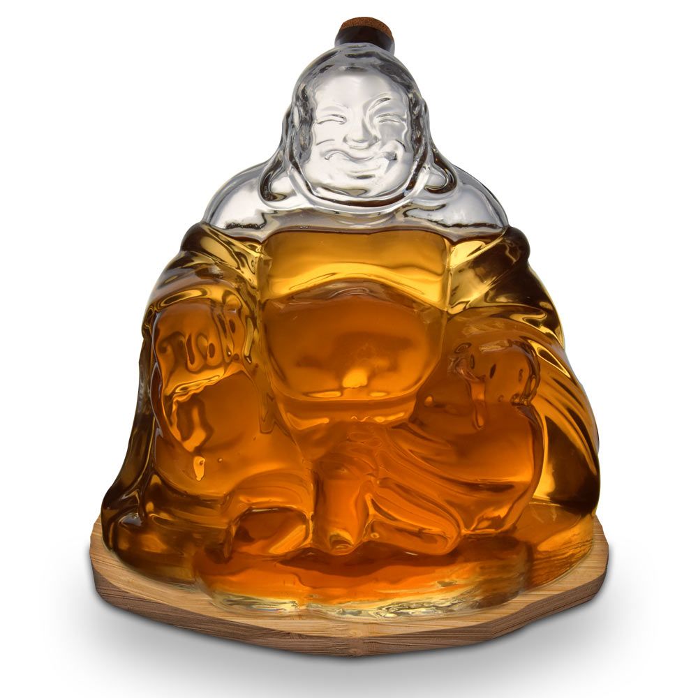 Buddha karaffkaraff för rom, whisky eller bourbon