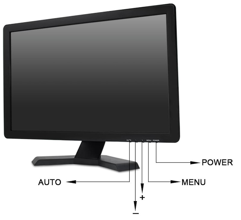 bnc monitor 19 tum Active Matrix TFT LCD-skärm