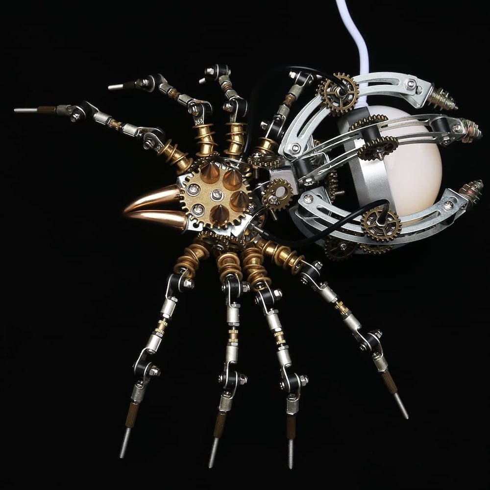 3D metall pussel spindel