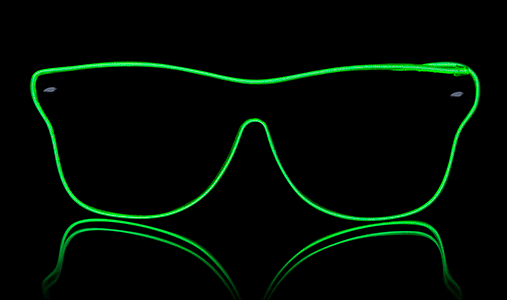 gröna solglasögon
