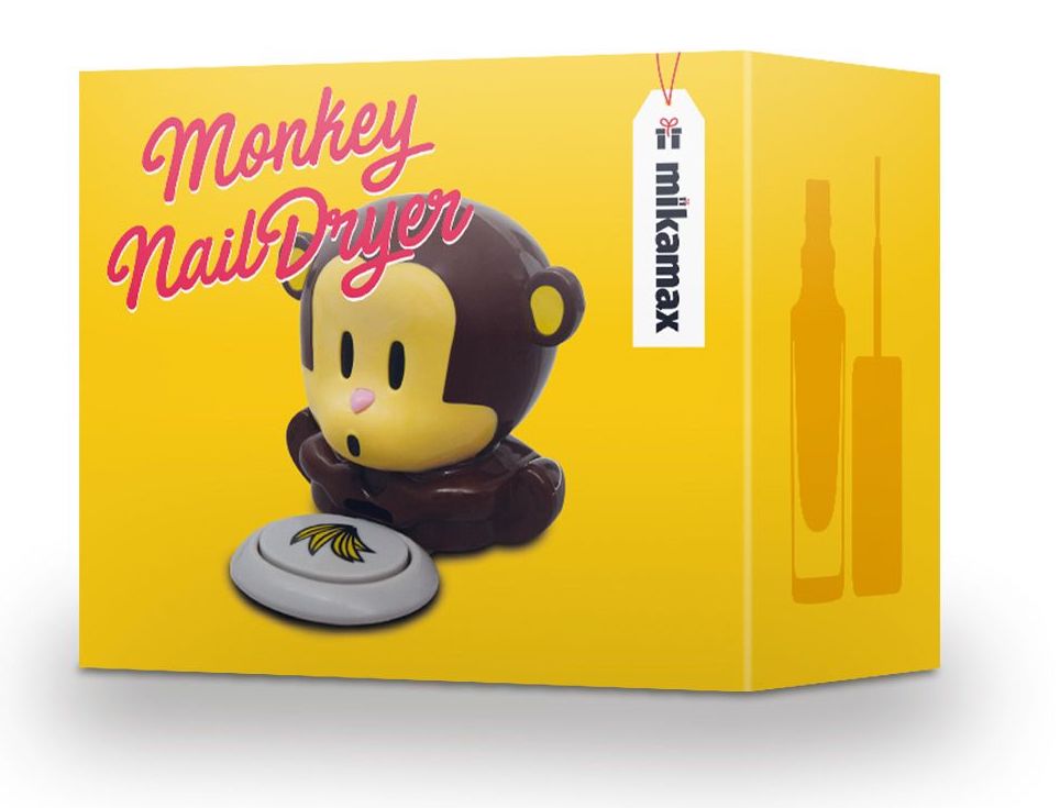 nagellackstork monkey portable mini