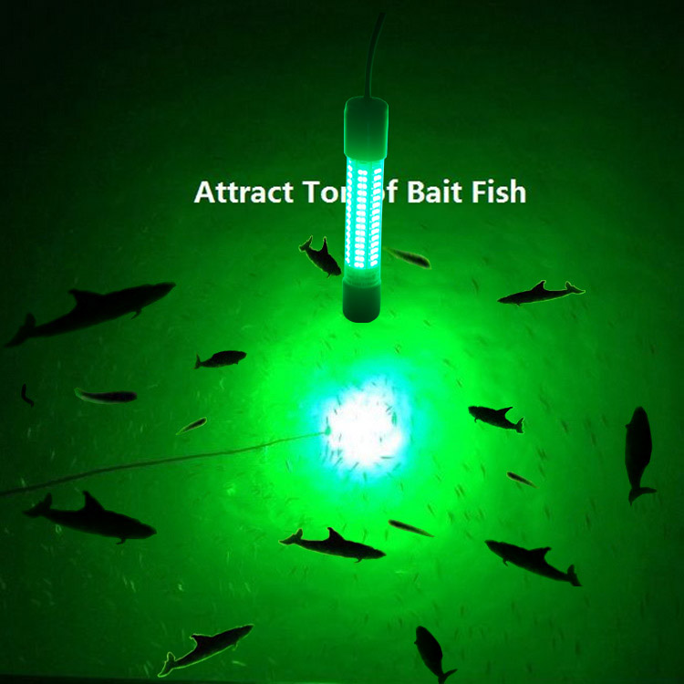 Fiskeljus grön LED - idealisk för nattfiske - effekt upp till 300W