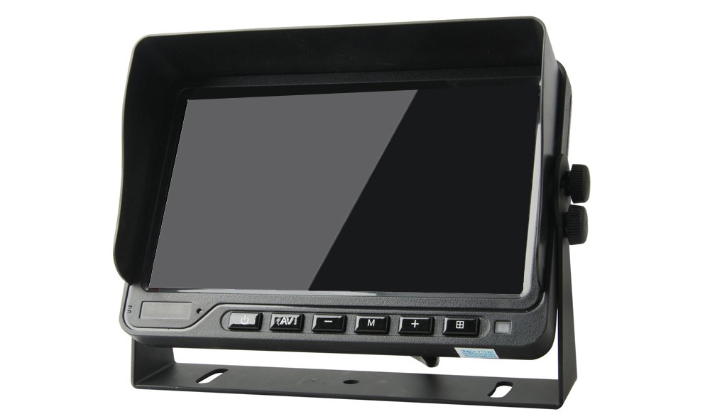 kompakt 7 tums bakre monitor för bilen