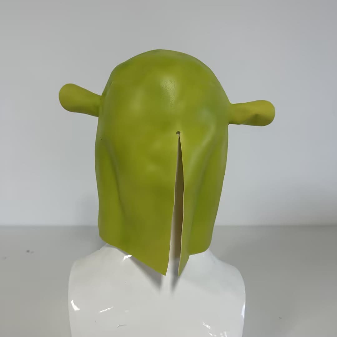 Shrek ansiktsmask för vuxna