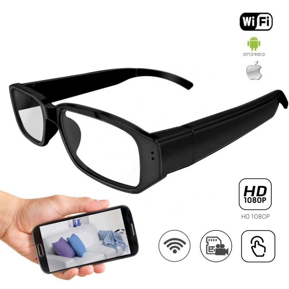 glasögon med kamera - spionkamera i glasögon med wifi