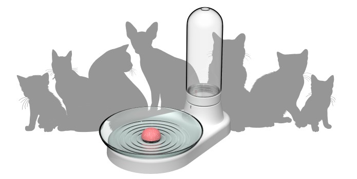 vattentank för katt - fack automatisk