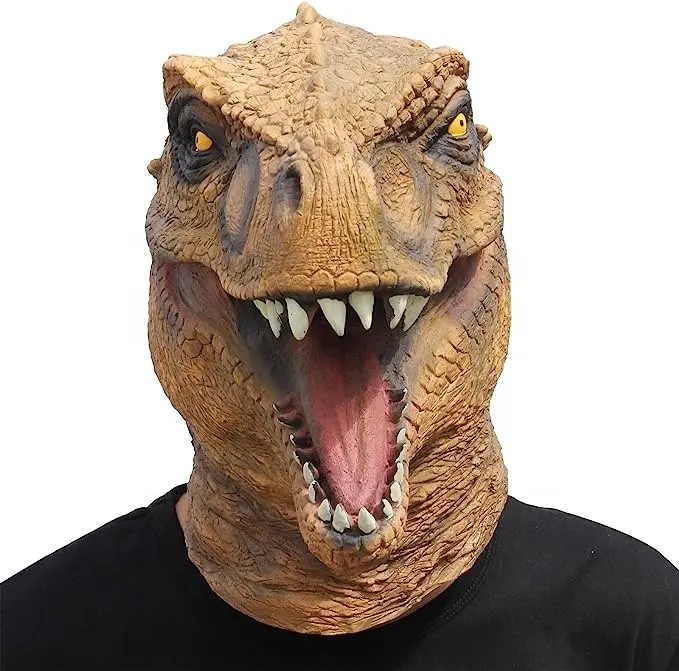 Dino mask – jurassic park mask face (huvudmask)