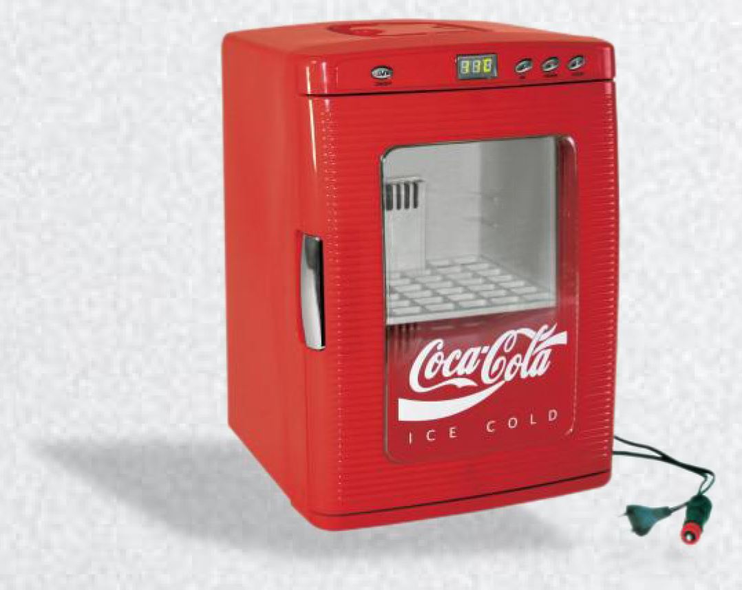 retro mini kylare kylskåp kyl röd coca cola