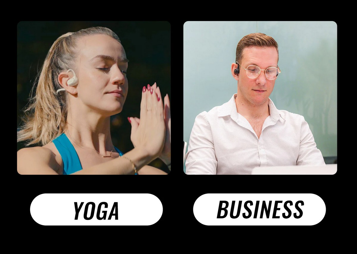 yoga hörlurar trådlösa för jobbet livall lts21 pro