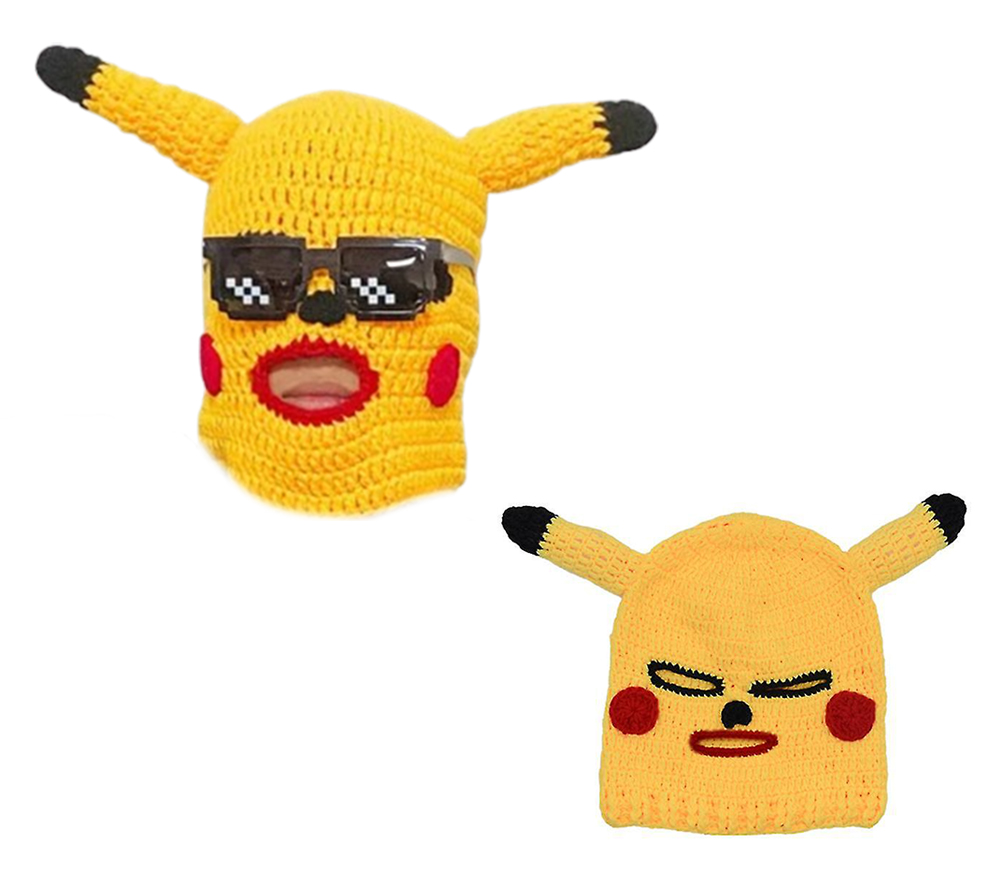pikachu ansiktsmask karnevalsfest